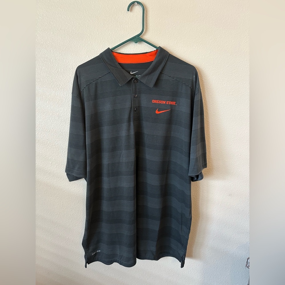 Mens Nike Dri-Fit Oregon State XXL golf polo 100% polyester
